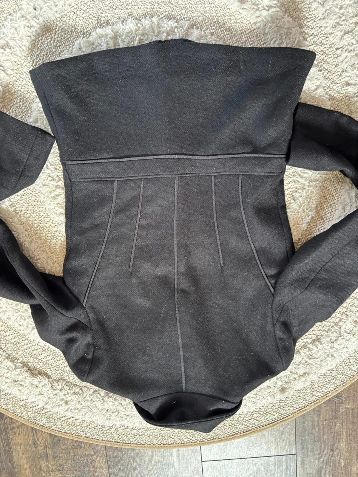 Desigual black jacket – silver lining – timeless size 38 – photo 11